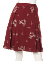 【Fi.n.t】馬車総刺繍ボックスプリーツSK