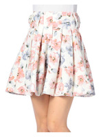 【LIZLISA】パンジー柄スカート