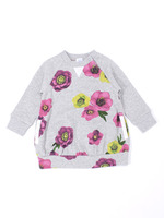 クリスマスローズローズプリントワンピース