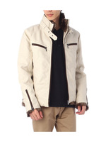 ファー使いスタンドカラーライダースブルゾン