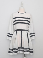 レースボーダーワンピ