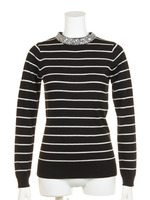 衿ビジューニット