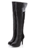 配色ニーハイロング