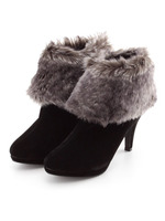 MM＋EVOLファーショートブーツ