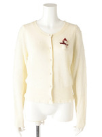 【Fi.n.t】スノーマン付きスノードット長袖ニットCD