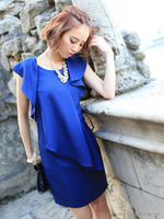 シフォンドレープドレス