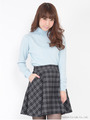 チェック柄フレアスカート