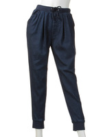 ドビーデニムトラックパンツ