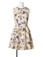 フラワービジューワンピ−ス