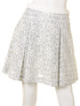 ボーダーレースタックスカート