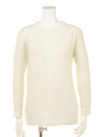 シンプルギャザーニット