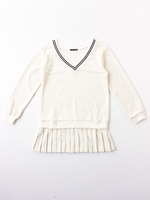 ラインリブワンピ