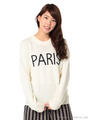 PARISジャガードニット