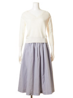 [Salon de Balcony]タフタスカートセットニット