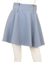 フェイクウールカルゼWzipスカート