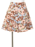 フラワープリントキュロット