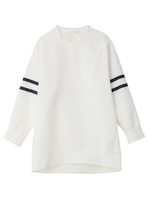 PARLMASEL グログランダブルラインカットソー