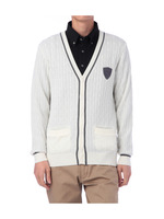 ケーブルニットカーディガン