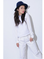 変形編地ニットベスト