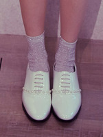 パール・オックスフォードシューズ