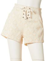 フロントレースアップショートパンツ