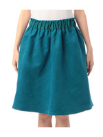 フェイクスエードギャザースカート