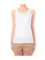 パールビジュー衿タンクトップ