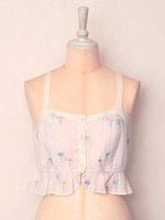 フラミンゴ＆パームビスチェトップ