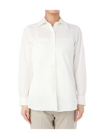 衿袖口切り替えジャージブラウス