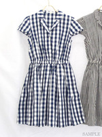 形状記憶ギンガムチェック OP