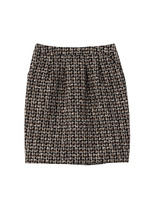 [L]ツイード調ミックススカート
