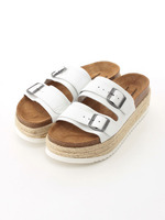 【JEFFREY CAMPBELL FOR ROSE BUD】CLARA JUTE DBL STRAP SANDAL