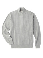 スタンドカラーリブZip羽織り