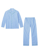 パジャマブロード無地上下セット