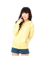 ラメ刺しゅうロゴフード付きパーカ