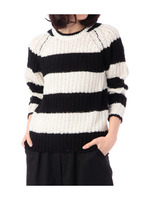 天竺ボーダーニットプルオーバー