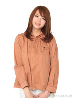 フラワープリントリバーシブルブルゾン