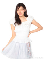 ホルターネックパフスリーブブラウス