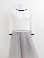 ライン×ワイドリブTOPS