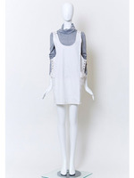 【Bonica Studio】リボンポケットデニムサロペOP