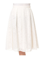 フラワー起毛タックスレアスカート