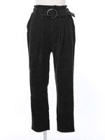 ベルト付きサルエルタックパンツ