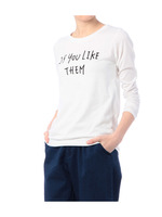 フロッキーロゴプリントTシャツ