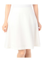 ミディ丈ストレッチフレアスカート