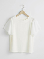 ワッフル風カットプルオーバー