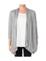 7分袖ヘムカーディガン/ピンク系(072)