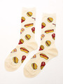 CANDY HAPPY MEAL SOCKS/RED