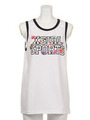 FLOWER LOGO TANK TOP/WHITE