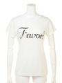 FavoriバックリボンTシャツ/オフホワイト