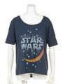 MOON STAR WARS ロゴドルマンTシャツ/NewNavy